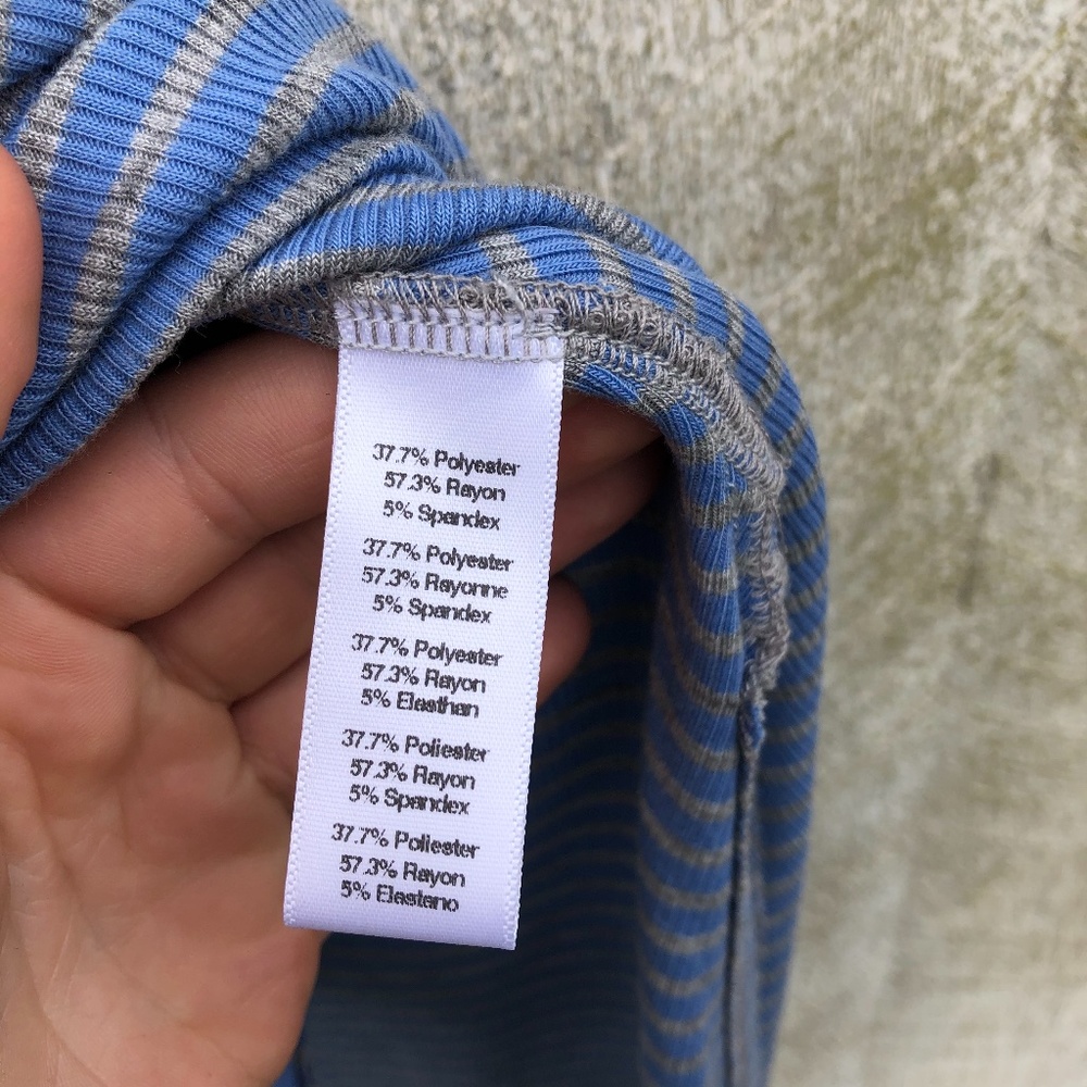 Anthropologie | Puella blue turtle neck tank top - Picture 5 of 5
